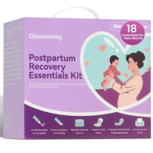 Glamommy Postpartum Recovery Essentials Kit, Labor & Delivery Care for Mom